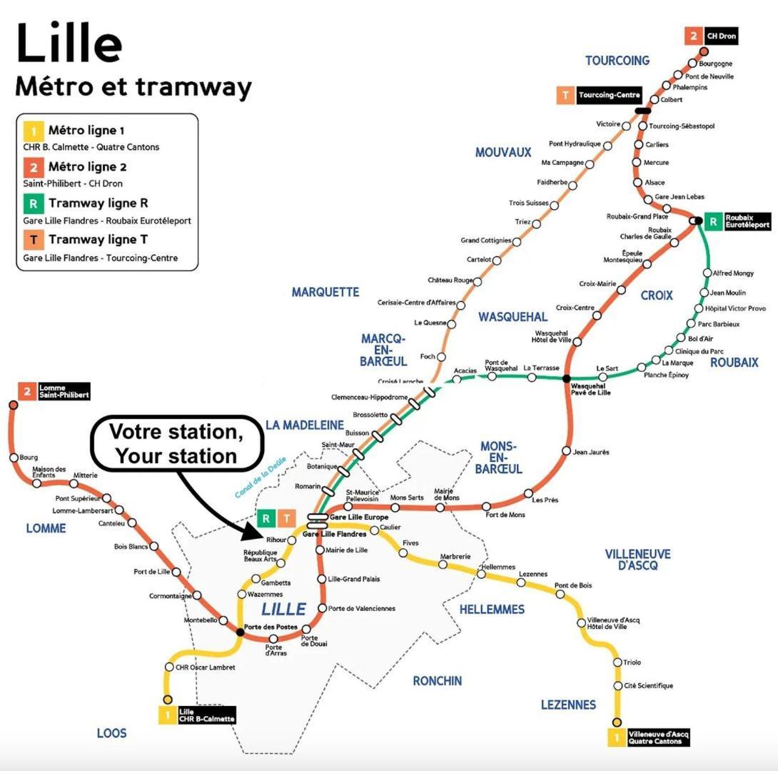 Lille Centre - Nice Flat With Terrace! Εξωτερικό φωτογραφία